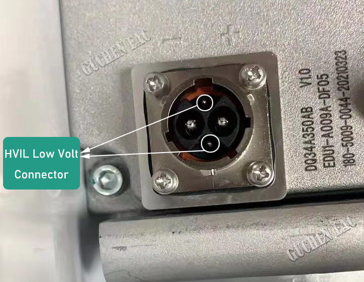 HVIL low voltage connector in electric compressor