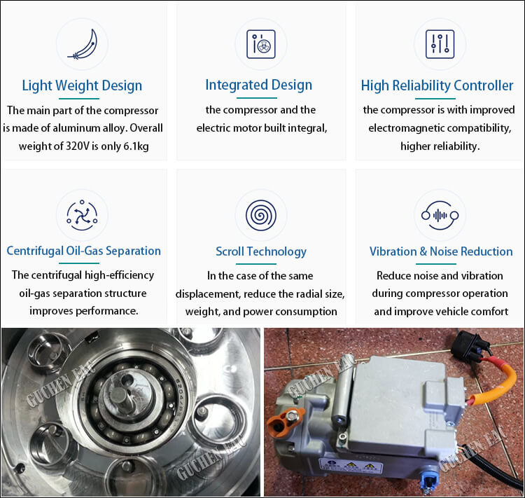 guchen electric car air-conditioning compressor