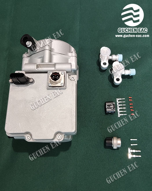 electric vehicle compressor precharge circuit