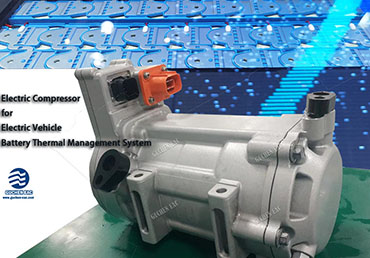 electric compressor for EV battery thermal management system