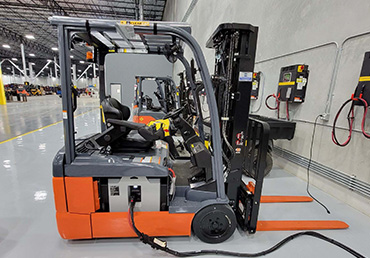 electric forklift battery cooling