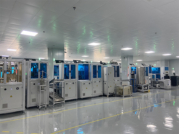Semi-automatic production line of electric compressor