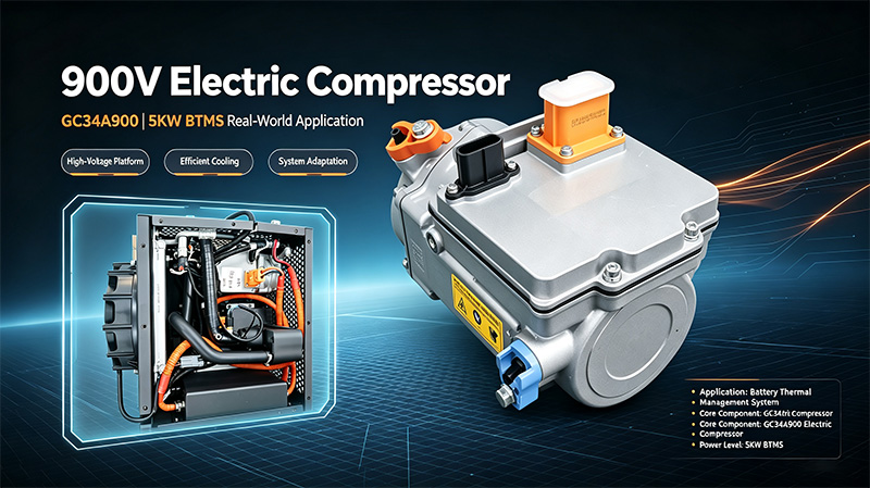 900v electric compressor