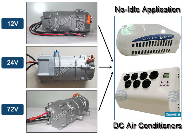 12 volt electric ac compressor