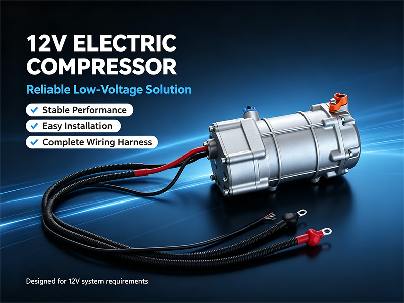 12v-electric-ac-compressor-for-electric-vehicles